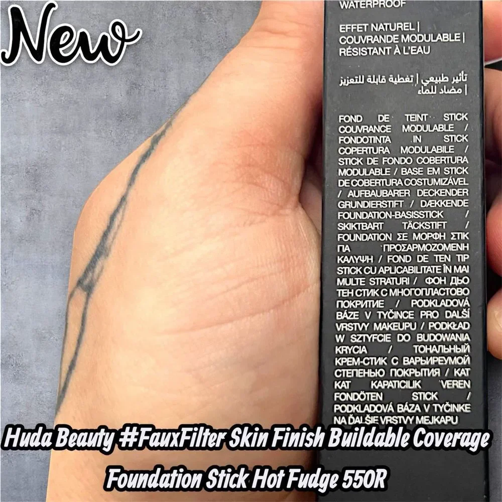 NEW Huda Beauty #FauxFilter Skin Finish Buildable Coverage Foundation Stick Hot